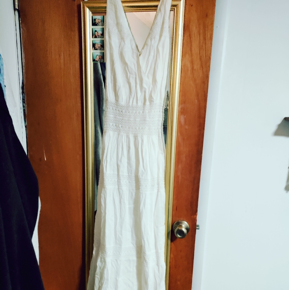 Michael Kors dress with crochet trim